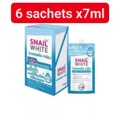 6X Namu Life Snail White hydrating Cream nourishing Skincare Tightening face 7ml
