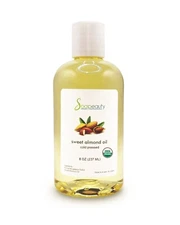 Sweet Almond Oil Refined USDA Certified Organic by Soapeauty