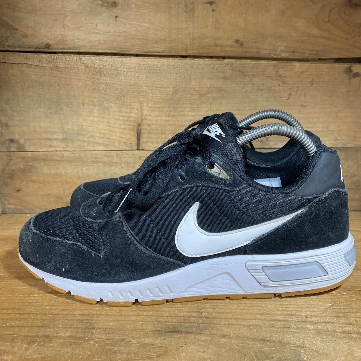 Nike Nightgazer Mens Size Running Sneakers Shoes Black White Casual 644402-006 | eBay