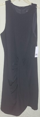 Donna Morgan Sleeveless Black Pencil Dress Size 12