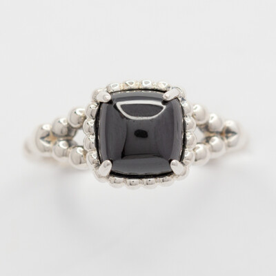 New Authentic Pandora Ring Vibrant Spirit Black Crystal 197188NCK W Suede  Pouch