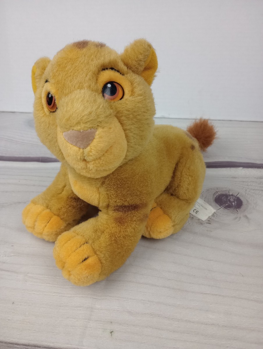 Vintage 90's Baby Simba Plush Disney Store The Lion King Young