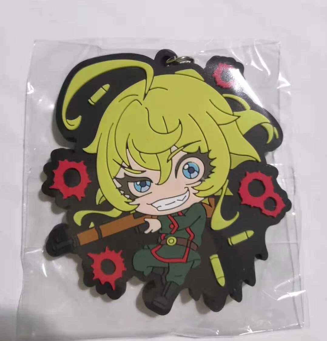 Saga of Tanya the Evil Youjo Senki Japan Anime Rubber Strap Charm Keychain Gift