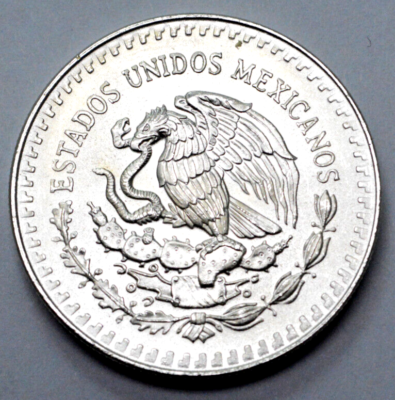 1991 UNC/MS 1 Oz 999 SILVER MEXICO Libertad Pura Plata Type 1