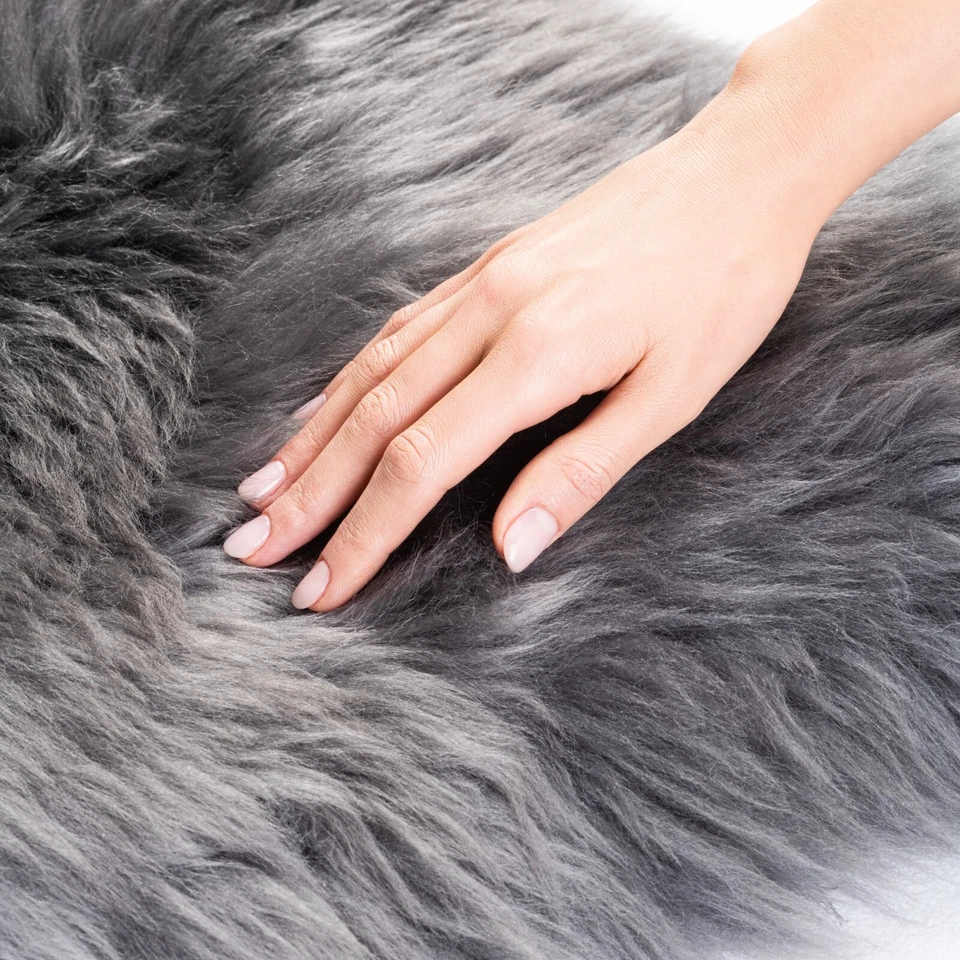 Schaffell Echt XXL, Echtes Lammfell, Ökologisch gegerbt, Hohe Qualität Naturfell - Bild 2 von 4