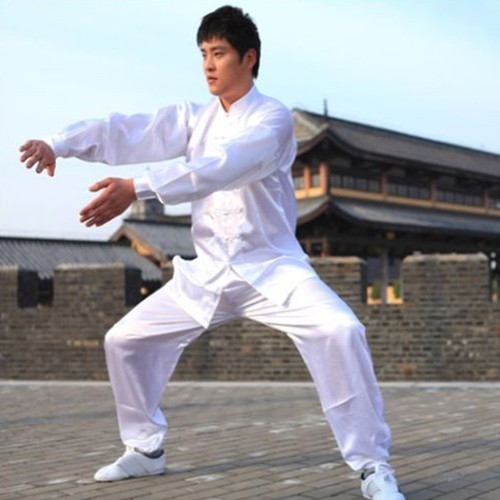 Tai Chi  Martial Arts Unisex Uniform Kung Fu Suit Costume Performance Clothes - Picture 1 of 15