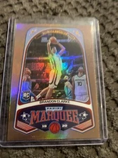 2019-20 Panini Marquee #238 BRANDON CLARKE GRIZZLIES RC BRONZE