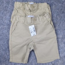 The Children's Place Girls' Chino Shorts Sandy 2 Pack SZ 3T
