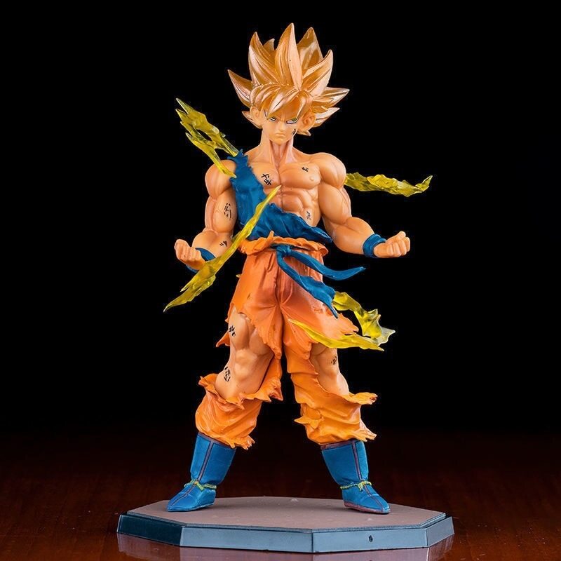 Bandai Tamashii Nations Dragon Ball Z Super Saiyan Goku Super Warrior  Awakening SH Figuarts Action Figure with face parts x2, hands x8