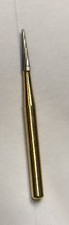 T & F #9214 Taper GOLD Fine Finishing Burs 30 Blade Carbide 10pk Made in the USA