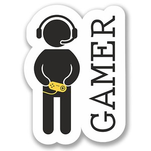 Gratuit Images 2 X Sticker Moto Voiture Gamer Portable Ipad Console Jeux Video dernière par