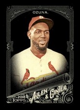 2018 TOPPS ALLEN GINTER X BASEBALL BASE CARD #235 Marcell Ozuna Cardinals