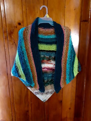 Handknitted Triangle Shawl