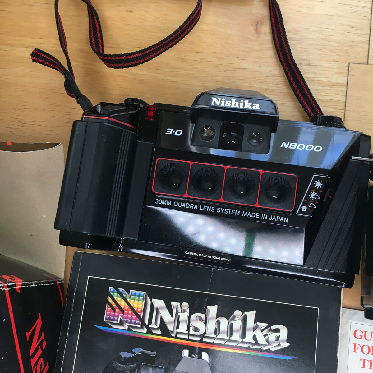 Nishika N8000 3D Camera Black Twin Light 3000 Flash Manual Nishika N8000 3D Camera Black Twin Light 3000 Flash Manual