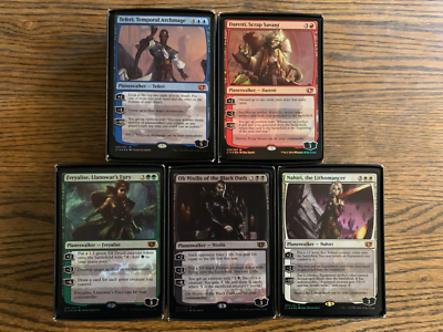 mtg d&d commander deck Commander 2014 Complete 5 Deck Set *Sealed Cards* MTG