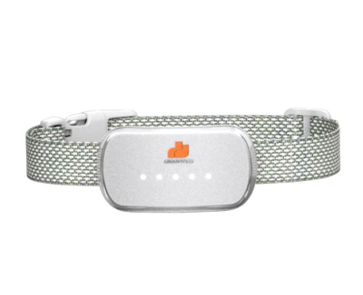 White Intelligent Automatic Anti bark Dog Shock Collar For Small Medium Large