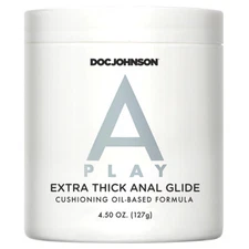  Anal Glide Extra Thick APlay  4.5oz - New Cushioning Oil-Based Formula