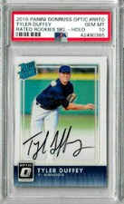 2016 Panini Donruss Optic Tyler Duffy Rated Rookies Signature - Holo PSA 10