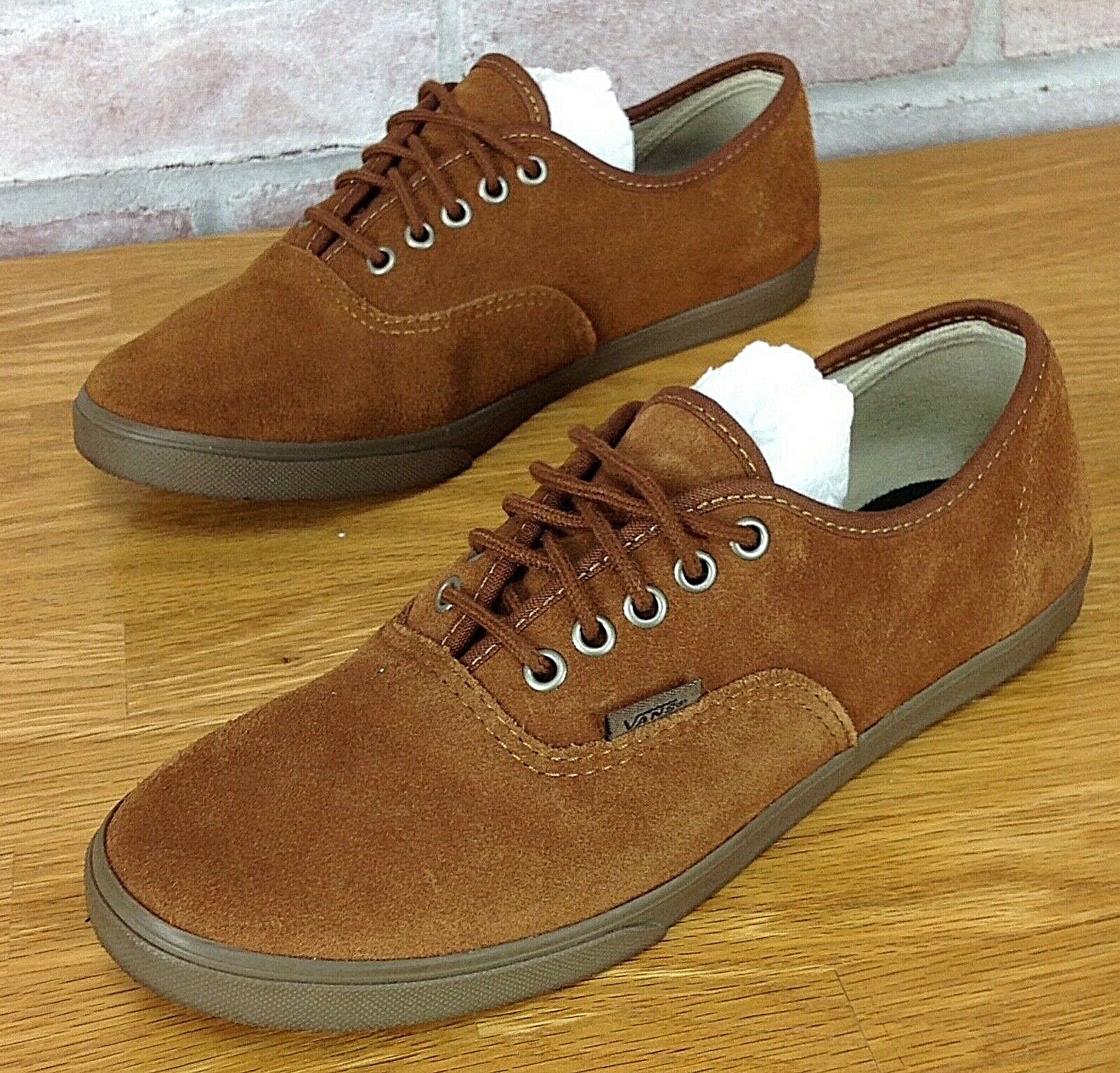 brown suede vans womens