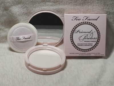 Too Faced Primed & Poreless Pressed Powder 0.35 oz {FREE SHIP} PLEASE READ 