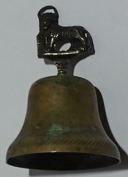 Rare vintage Antique Bell Foo Fu Dog Lion Finial - Picture 1 of 8