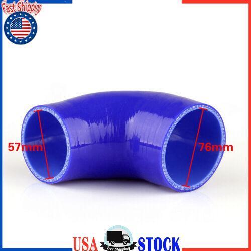90 Degree Elbow Silicone Hose Coupler 57mm 76mm for Turbo Intercooler Intake