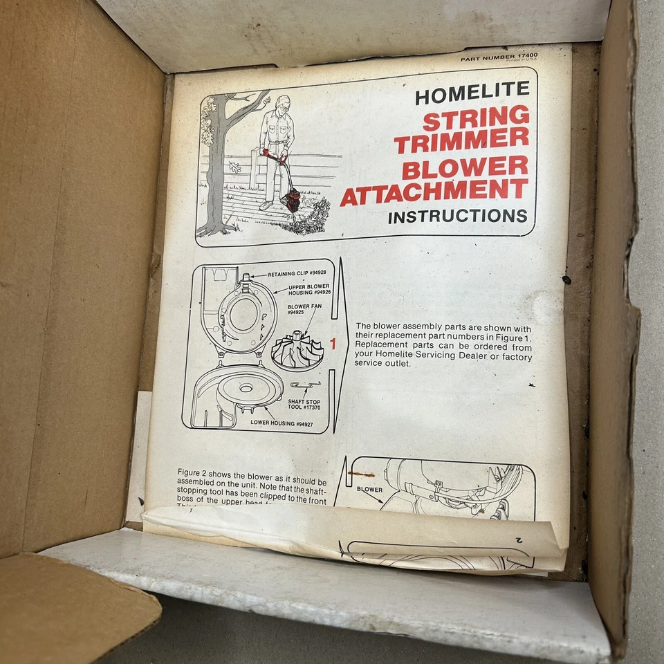 Homelite Power Blower Attachment for ST-100 Gas String Trimmer - Image 3 of 4