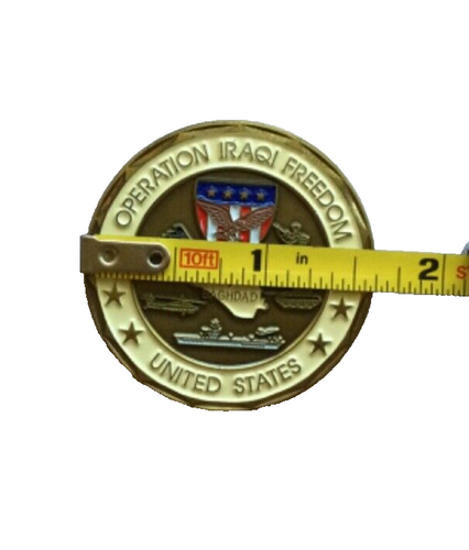 Operation Iraqi Freedom War on Terrorism Challenge Coin 1.5 inch Round - Picture 4 of 9