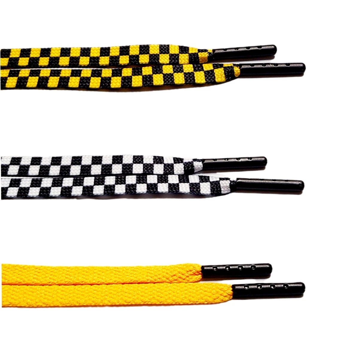 Plaid shoelaces best sale