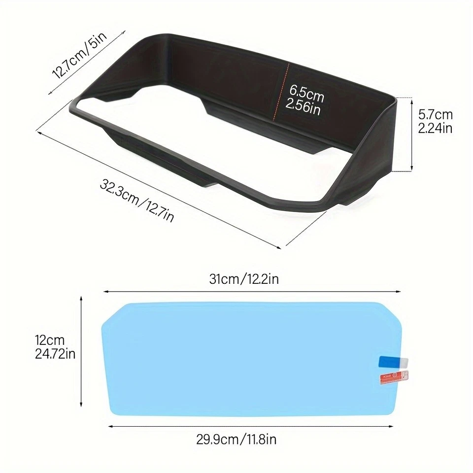 Protección antirreflejo para visera de pantalla para BMW R1250RT R 1250RT K1600B K1600GT CE 04 Foto 4 de 4