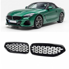 K�HLERGRILL NIEREN GRILL F�R BMW Z4 G29 DIAMANTSTERN GL�ZEND SCHWARZ