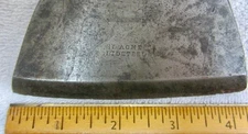NICE Vintage Fulton OLIOSTEEL ACME Broad Head Hewing HATCHET Hand Axe Blade