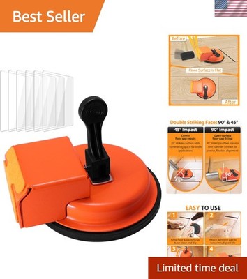 Floor Gap Fixer Tool with Enhanced Vacuum Suction Cup & 6 PCS Sticky Pads | L...