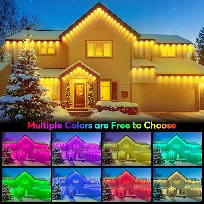 200Ft Permanent Outdoor Lights for House, App & Remote Control, RGB Smart Eaves - Image 3 of 4