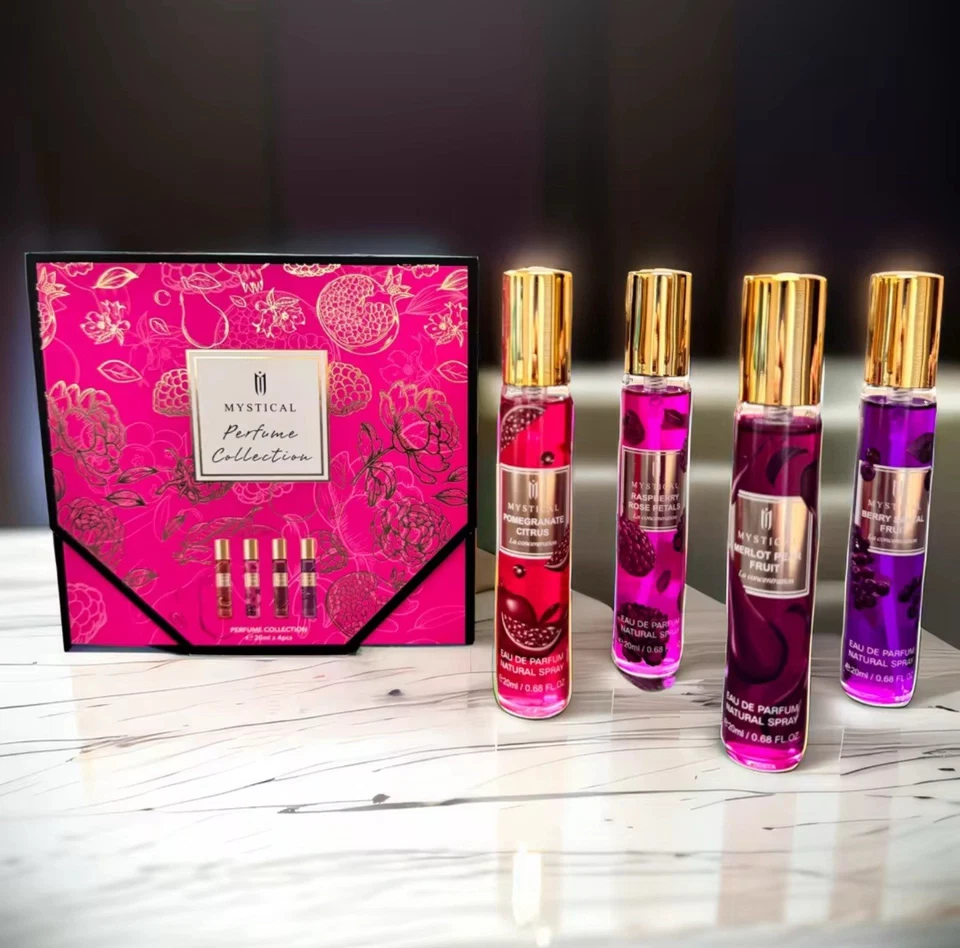 Mystical Perfume Colección Set de Regalo - 4 Sprayes de Fragancia para Mujer Floral Foto 2 de 4
