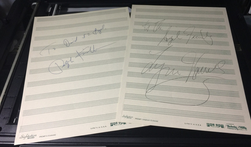 Renowned Cellists Ralph Kirshbaum & Lynn Harrell lot 2 signed items