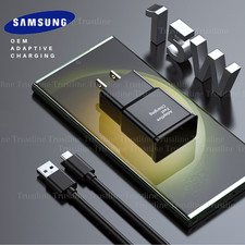 Adapter Fast Charger Type C With Phone Charging Cable For Samsung Galaxy Android