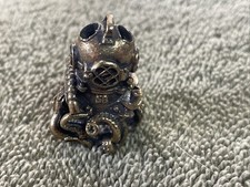 Rare Custom Knife Factory Octopus bronze SB bead New Old Stock