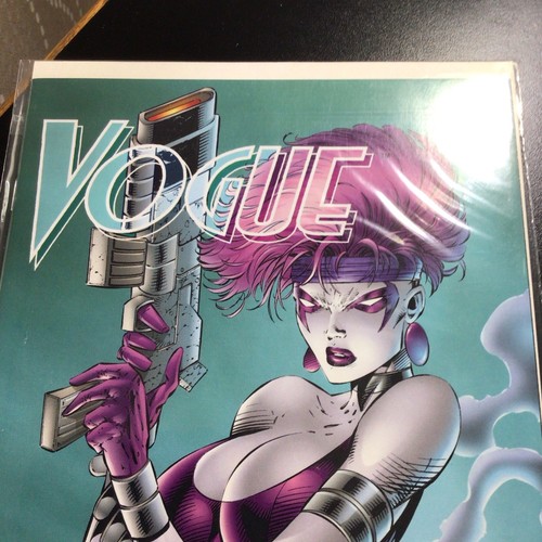 1995 Image Comics Vogue #2 November Comic Book Sleeve And Boarded Unread - Afbeelding 4 van 7