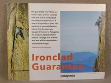 Patagonia Display Ad Counter top Cardboard Iron Clad Guarantee Photo 14 x 11