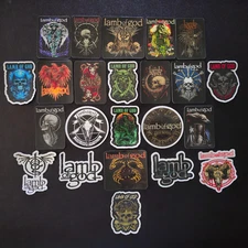 Lamb Of God Vinyl Stickers Heavy Metal Band Music Pure American Metal Guitar