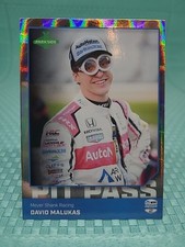 2025 Parkside Indycar Cross Hatch Square Laser Foil Pit Pass David Malukas 