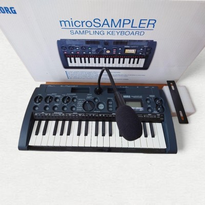 Korg MS1 microSAMPLER Sampling Keyboard mit Mikrofon Netzteil Musikinstrumente