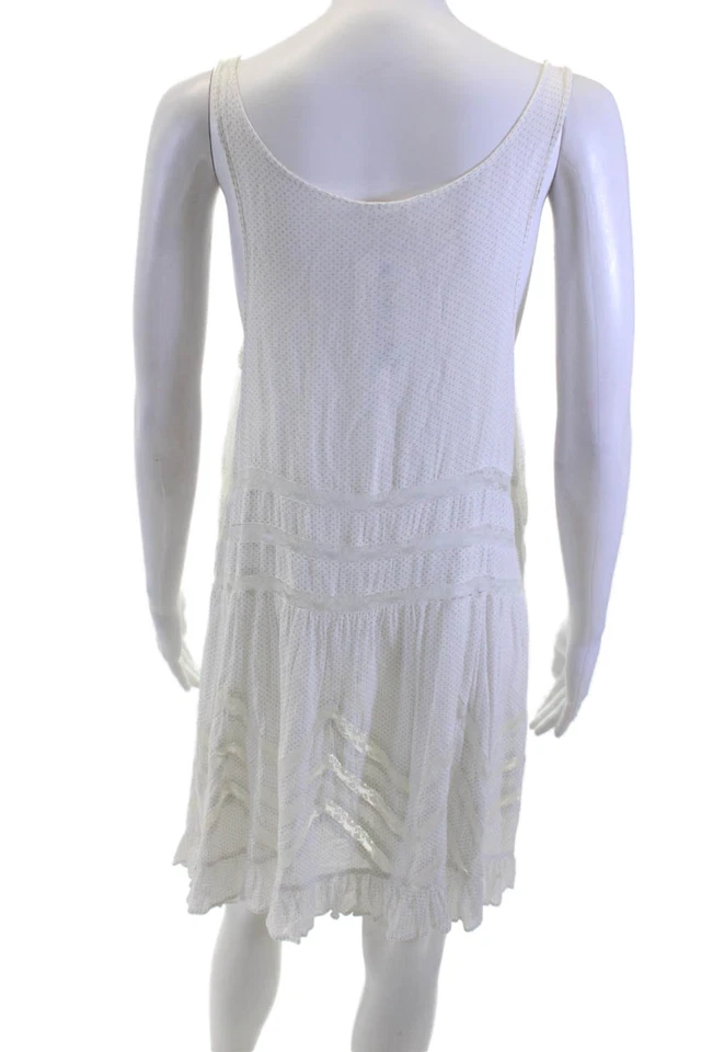Vestido sin mangas trapecio blanco a lunares talla M Intimately Free People para mujer Foto 3 de 4