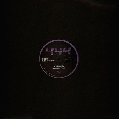 Theory - To The Foundation Double O Remix Black Vinyl  (2021 - EU - Original)