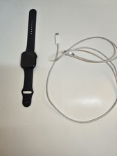 Apple Watch Series 11 46mm Black Aluminum Case Black Fluoroelastomer Band