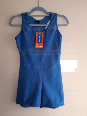 NIKE Alpha Project Gymnastikanzug Fitnessanzug blau Gr. L 12-14, neu