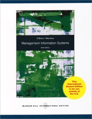 Management Information Systems. By James A. O'Brien
