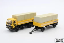 Herpa MB SK 88 building material drawbar truck "Dennert Baustoffe für Ideen" 1:8