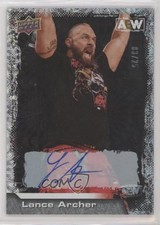2022 Upper Deck AEW All Elite Wrestling Pyro 3/25 Lance Hoyt Archer #34 Auto 0x1